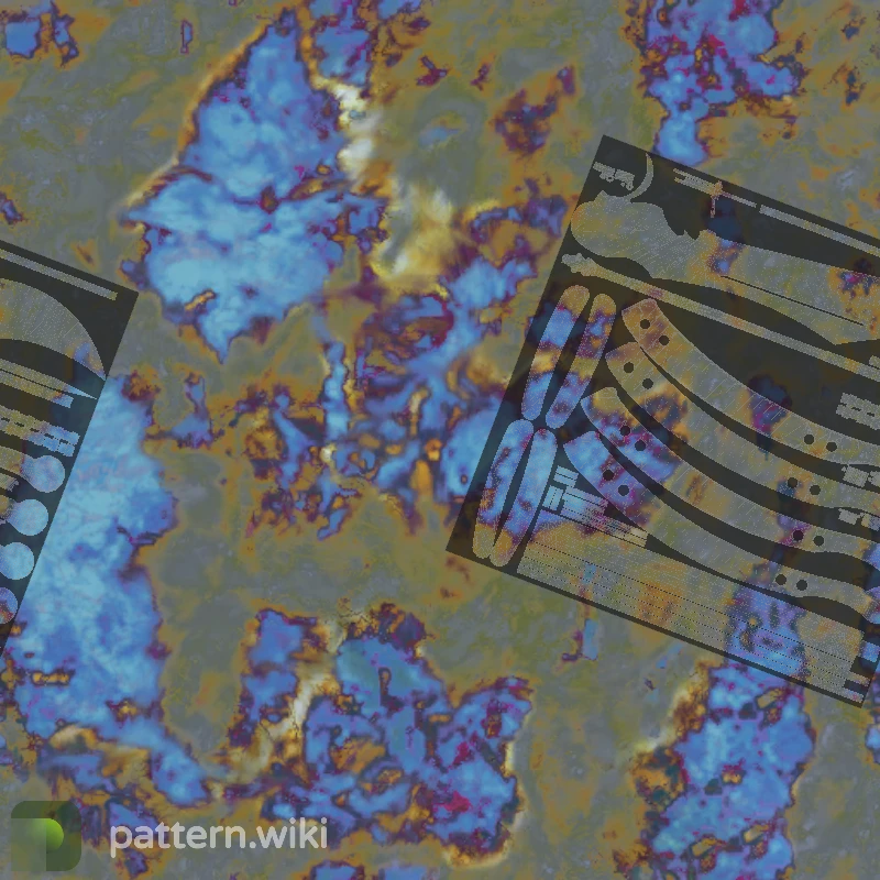 Butterfly Knife Case Hardened seed 2 pattern template