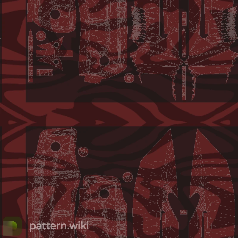 Survival Knife Slaughter seed 4 pattern template