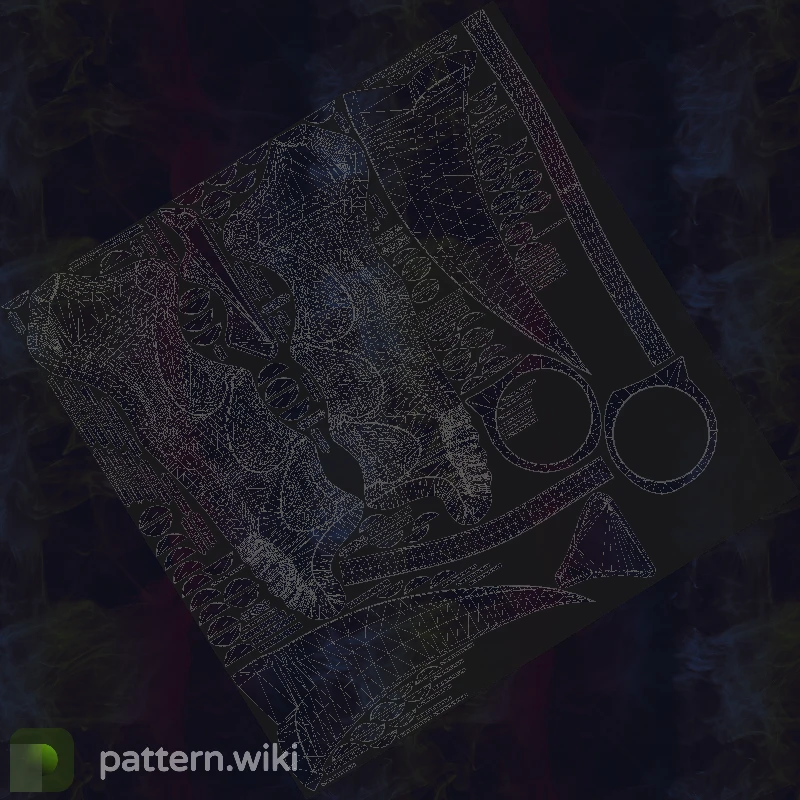 Karambit Doppler seed 6 pattern template