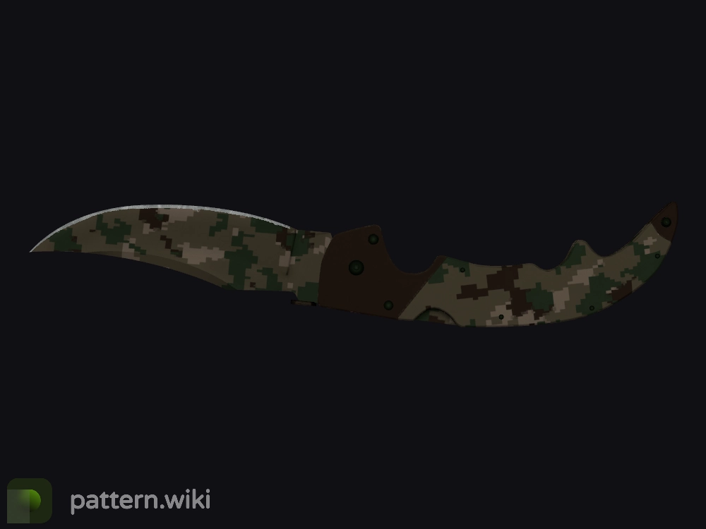 Falchion Knife Forest DDPAT seed 383