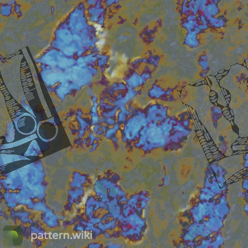 Karambit Case Hardened seed 336 pattern template