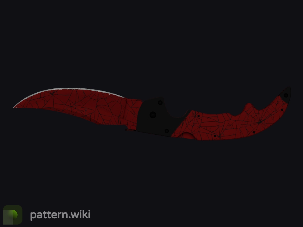 Falchion Knife Crimson Web seed 376