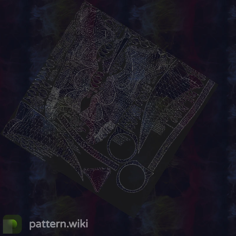 Karambit Doppler seed 439 pattern template