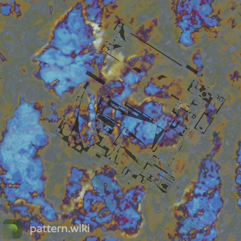 AK-47 Case Hardened seed 712 pattern template