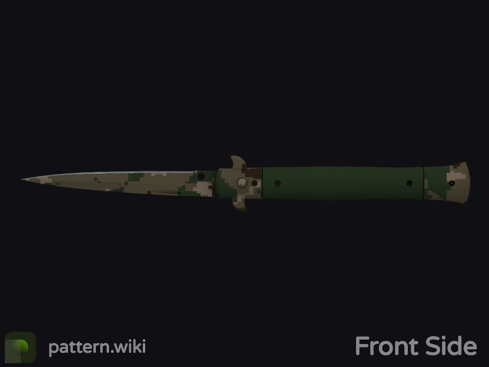 Stiletto Knife Forest DDPAT seed 481