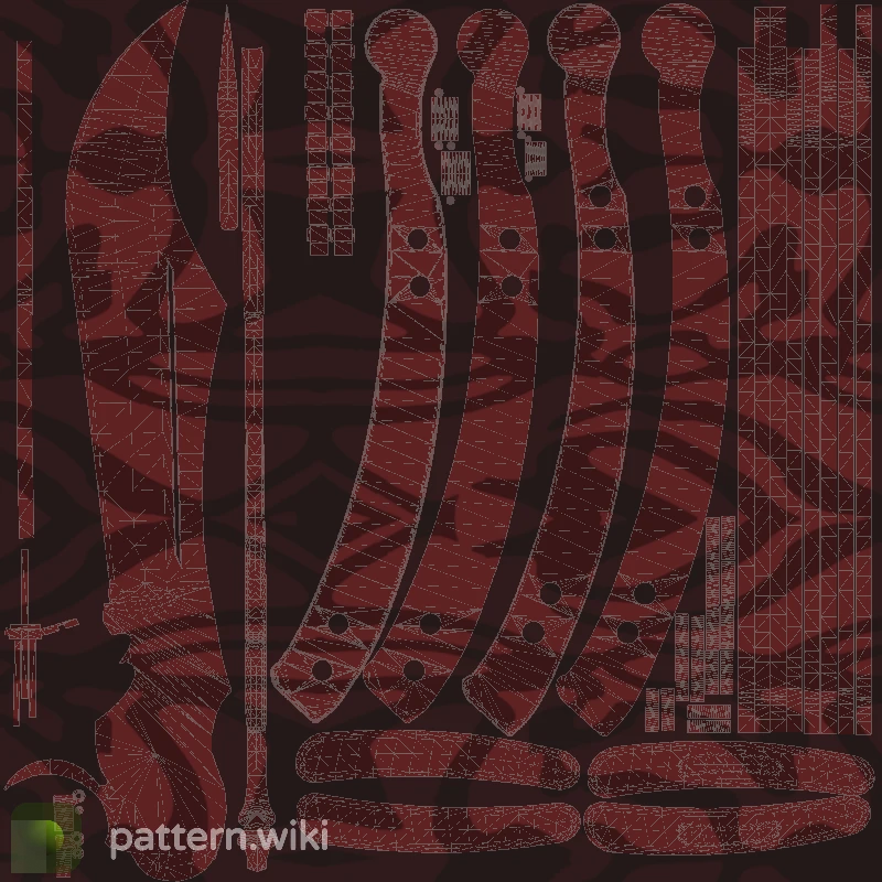 Butterfly Knife Slaughter seed 801 pattern template