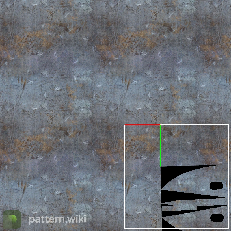 Bayonet Rust Coat seed 2 pattern template