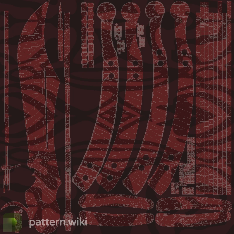 Butterfly Knife Slaughter seed 293 pattern template