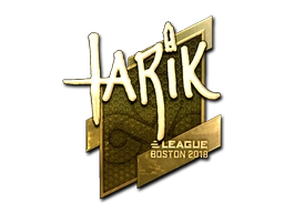 Sticker tarik (Gold) | Boston 2018 preview