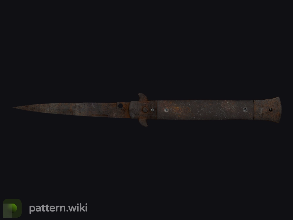 Stiletto Knife Rust Coat seed 921