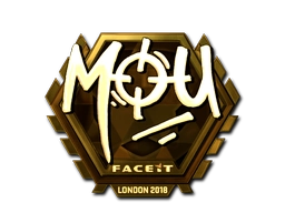 Sticker mou (Gold) | London 2018 preview