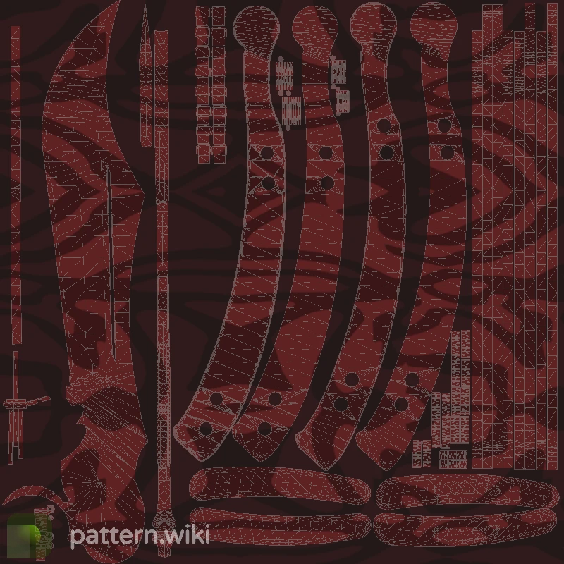 Butterfly Knife Slaughter seed 653 pattern template