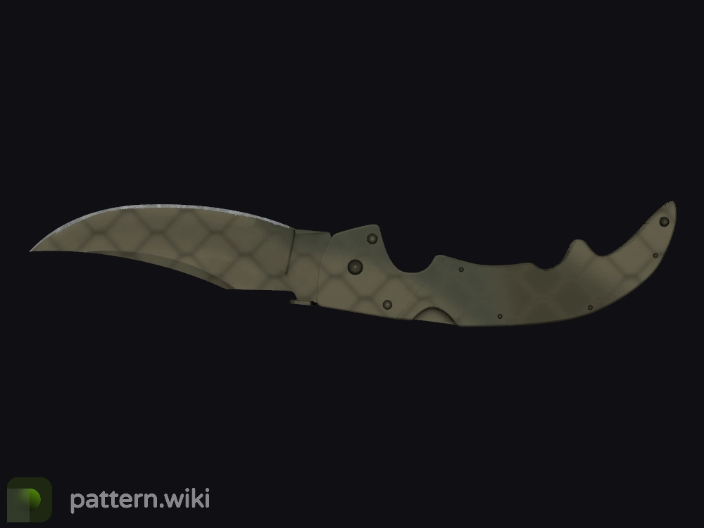 Falchion Knife Safari Mesh seed 308