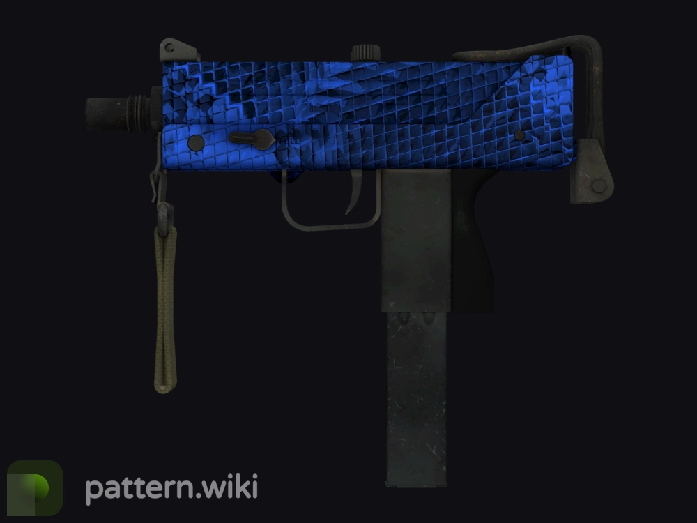 MAC-10 Lapis Gator seed 419