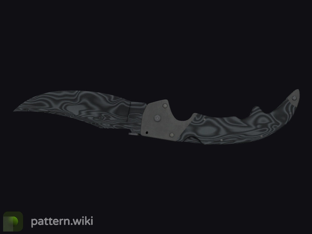 Falchion Knife Damascus Steel seed 432