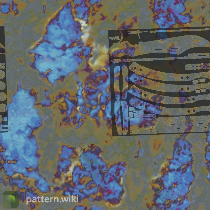 Butterfly Knife Case Hardened seed 802 pattern template