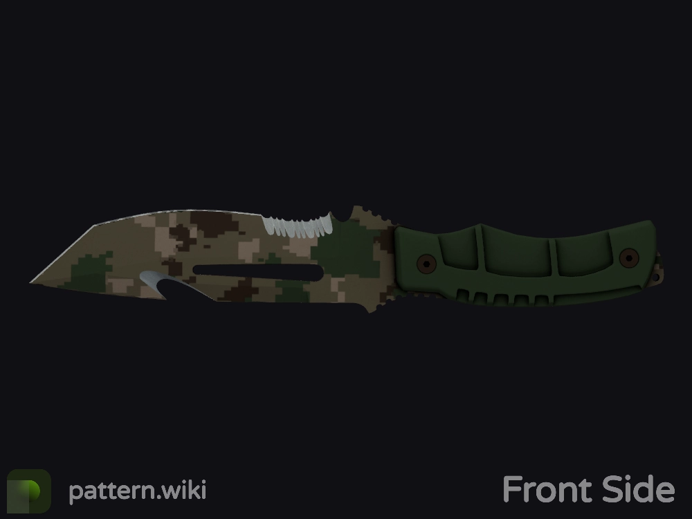 Survival Knife Forest DDPAT seed 488