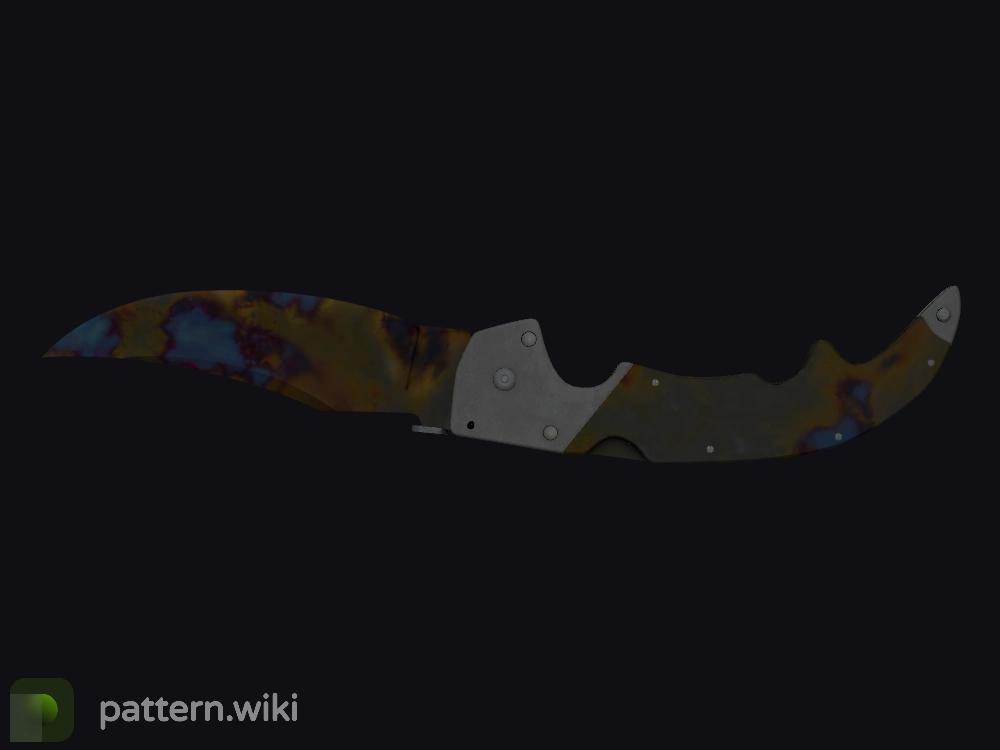 Falchion Knife Case Hardened seed 962