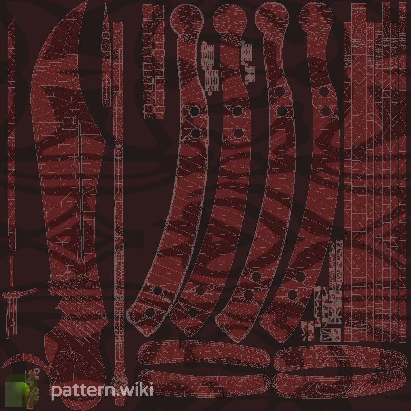 Butterfly Knife Slaughter seed 694 pattern template