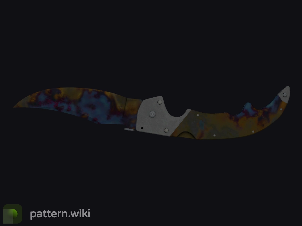 Falchion Knife Case Hardened seed 53