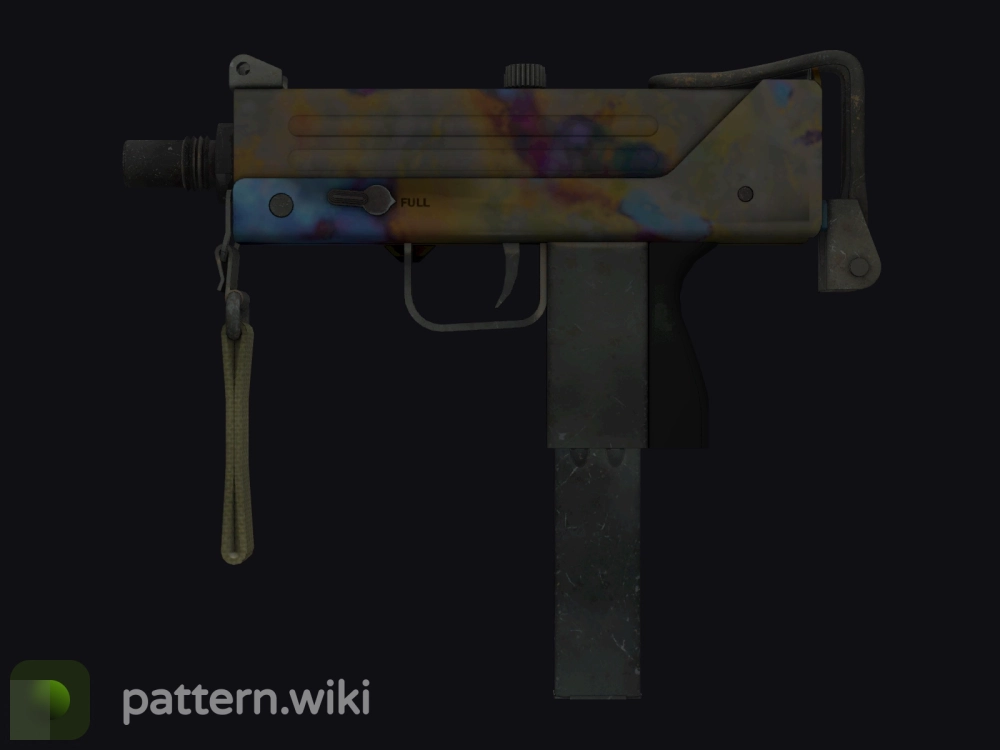 MAC-10 Case Hardened seed 826