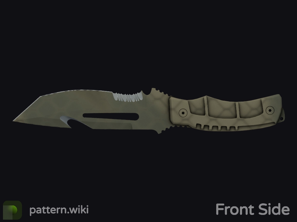 Survival Knife Safari Mesh seed 554