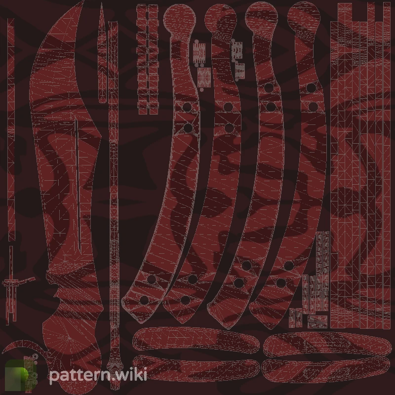 Butterfly Knife Slaughter seed 329 pattern template