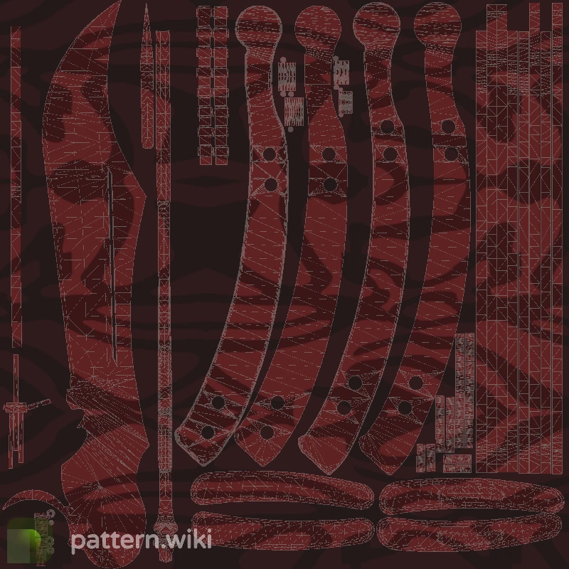 Butterfly Knife Slaughter seed 726 pattern template