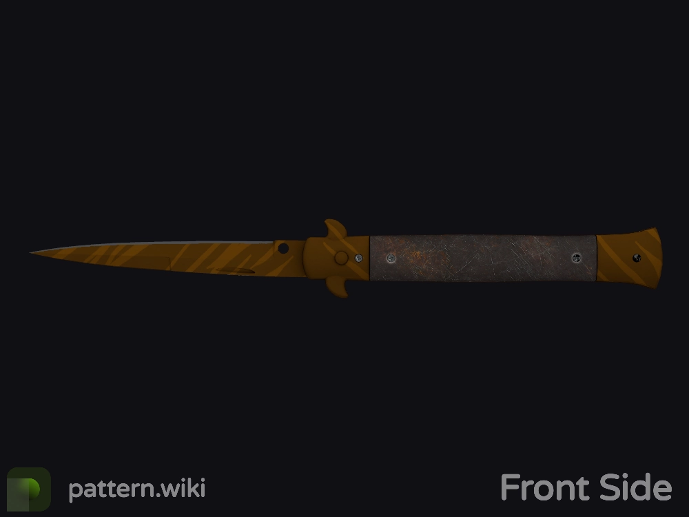 Stiletto Knife Tiger Tooth seed 982