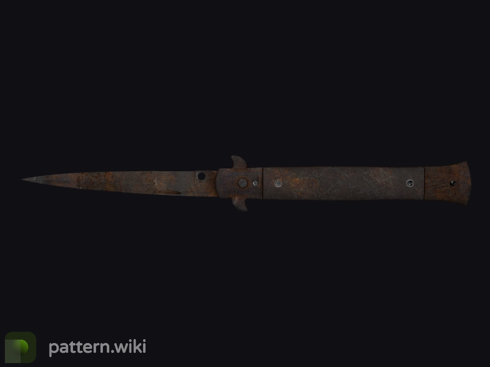 Stiletto Knife Rust Coat seed 410