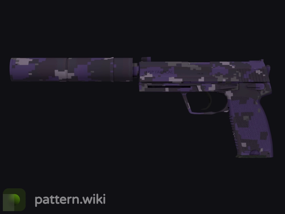 USP-S Purple DDPAT seed 396