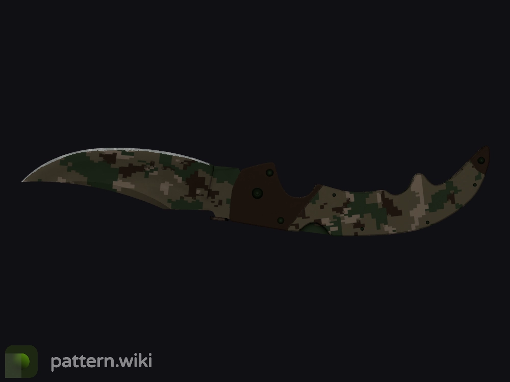 Falchion Knife Forest DDPAT seed 444