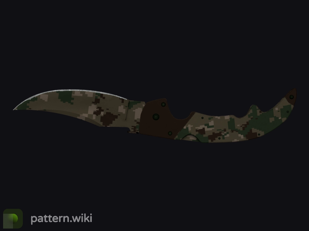 Falchion Knife Forest DDPAT seed 558