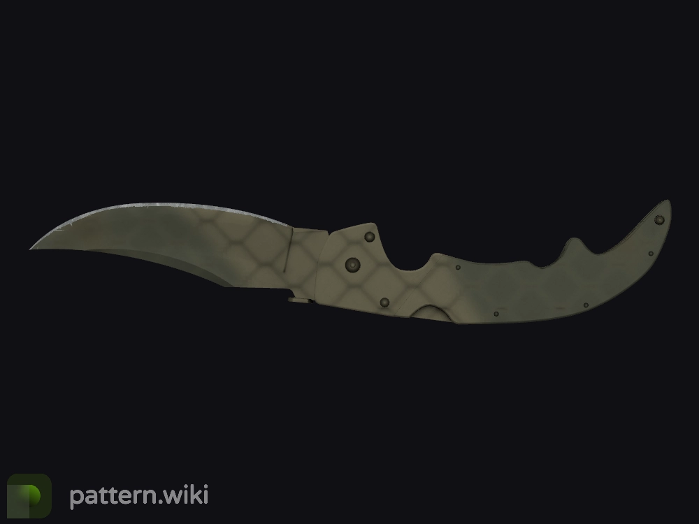 Falchion Knife Safari Mesh seed 970