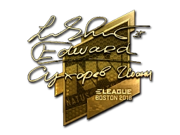 Sticker Edward (Gold) | Boston 2018 preview