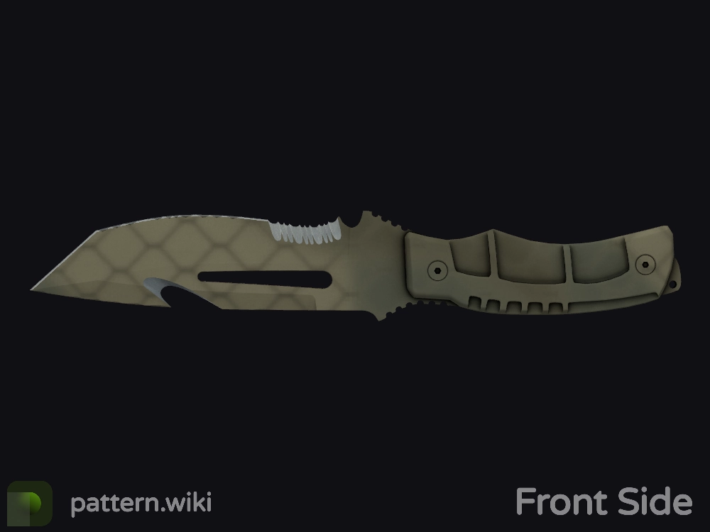 Survival Knife Safari Mesh seed 717