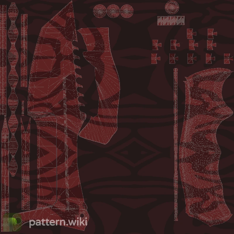 Huntsman Knife Slaughter seed 77 pattern template