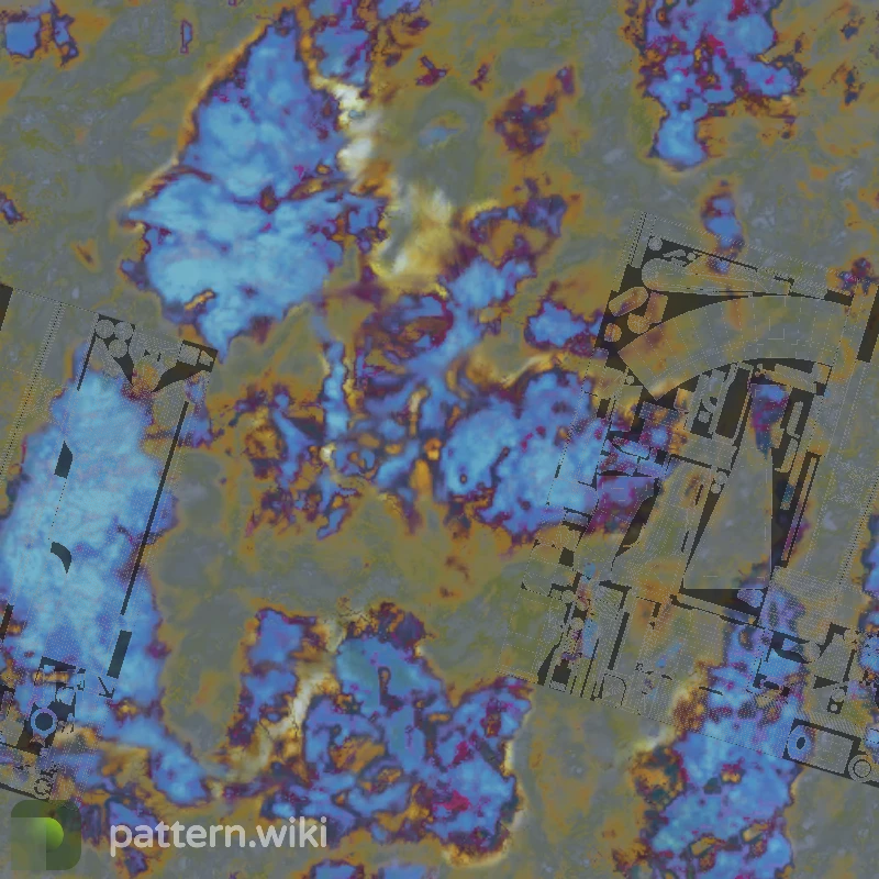 AK-47 Case Hardened seed 828 pattern template