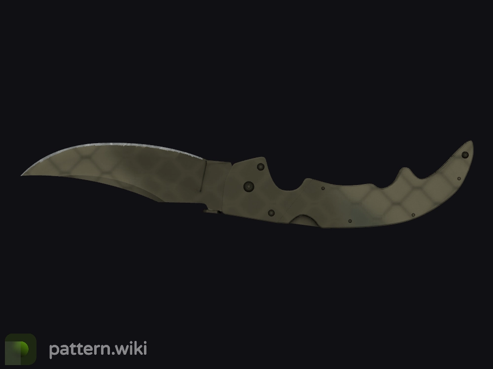 Falchion Knife Safari Mesh seed 323