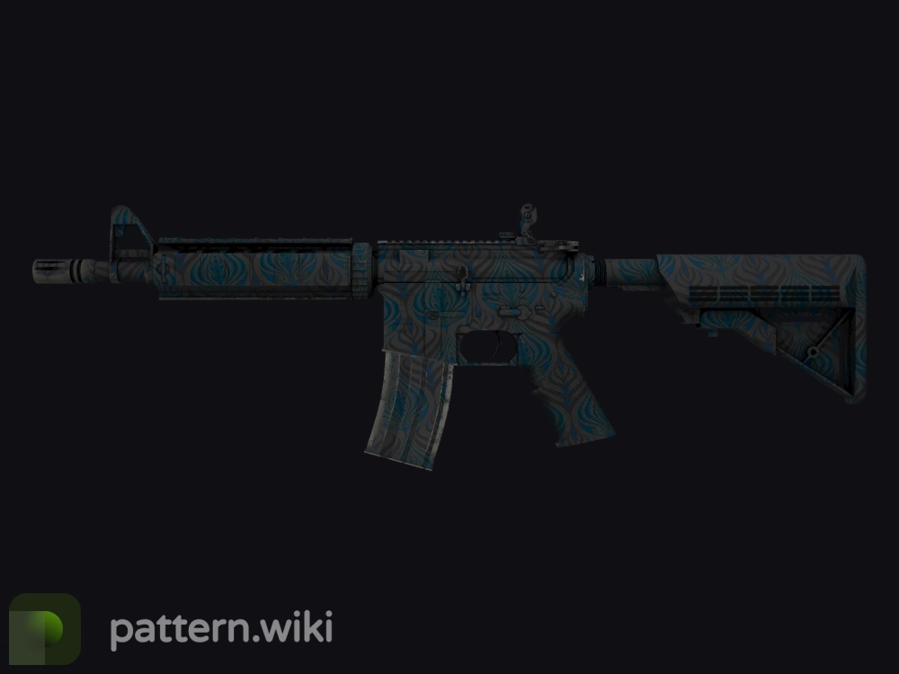 M4A4 Dark Blossom seed 932