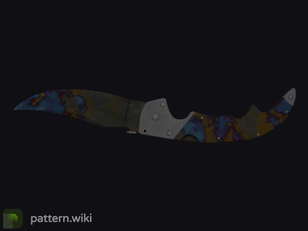 Falchion Knife Case Hardened seed 172