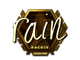 Sticker rain (Gold) | London 2018 preview