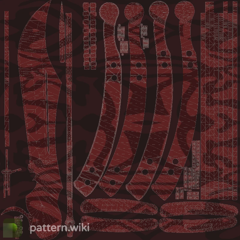 Butterfly Knife Slaughter seed 992 pattern template