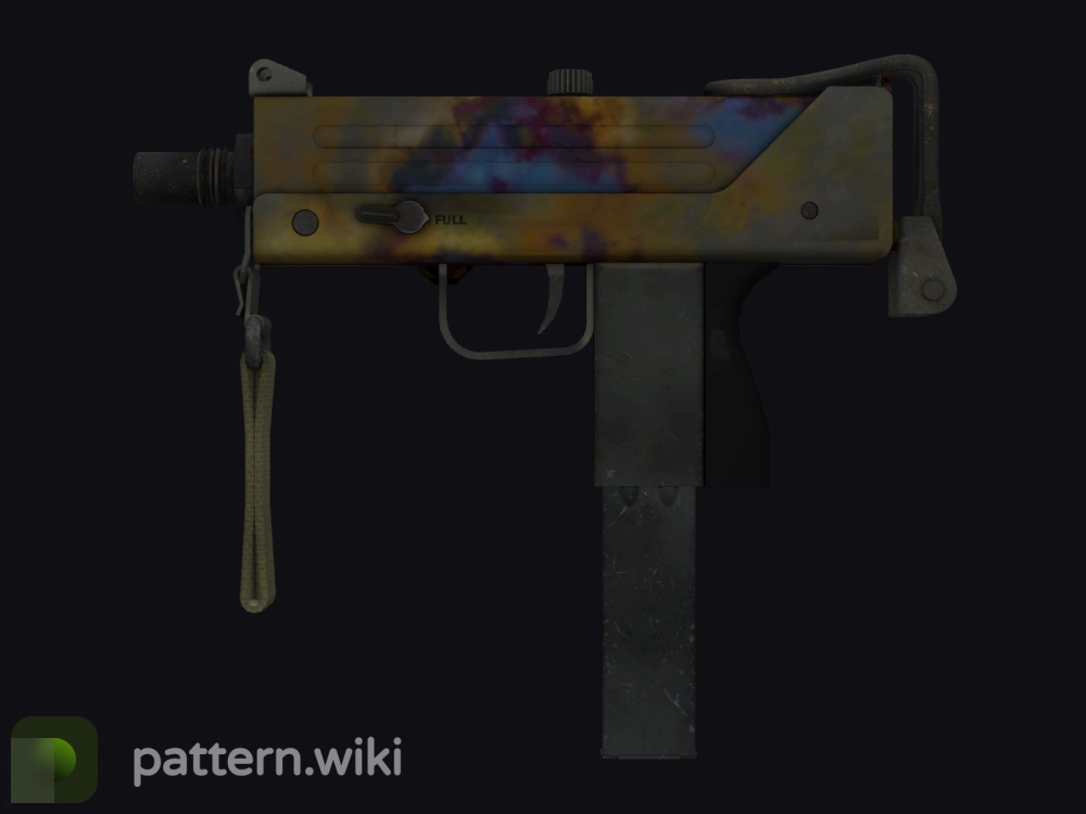 MAC-10 Case Hardened seed 627