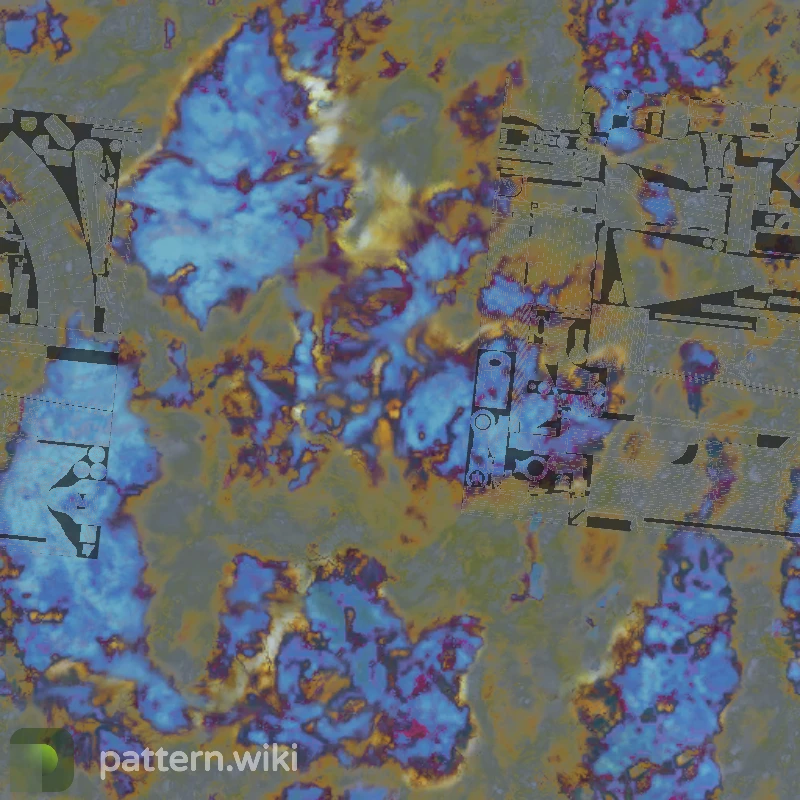 AK-47 Case Hardened seed 407 pattern template