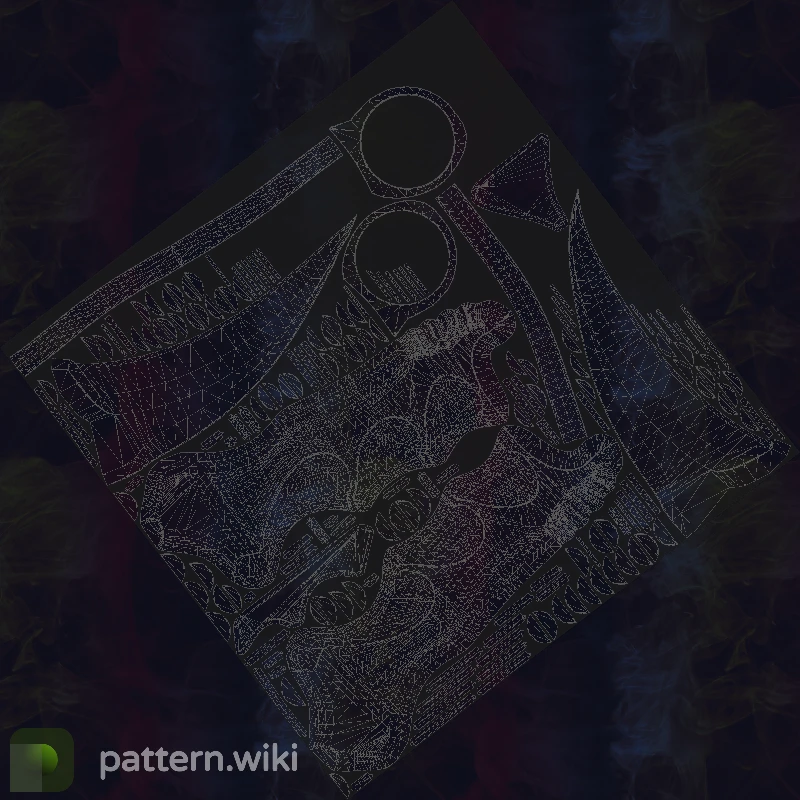 Karambit Doppler seed 370 pattern template