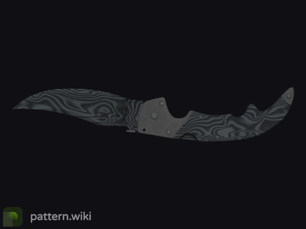 Falchion Knife Damascus Steel seed 368