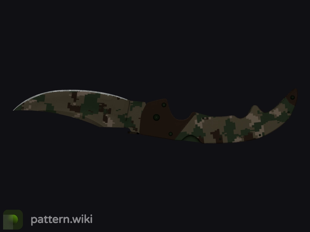 Falchion Knife Forest DDPAT seed 216