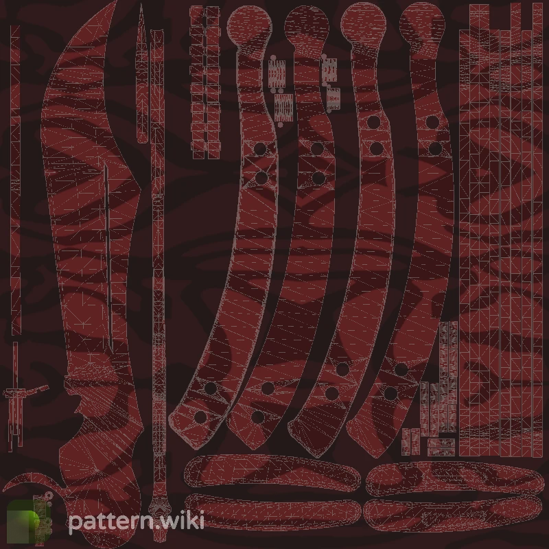 Butterfly Knife Slaughter seed 612 pattern template