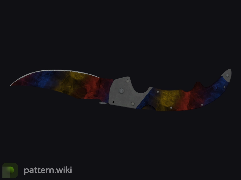 Falchion Knife Marble Fade seed 948